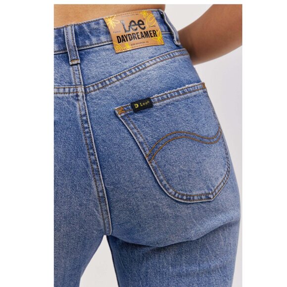 Lee x Daydreamer Size 29/28 High Rise Western Crop Bootcut Jeans - Picture 11 of 13